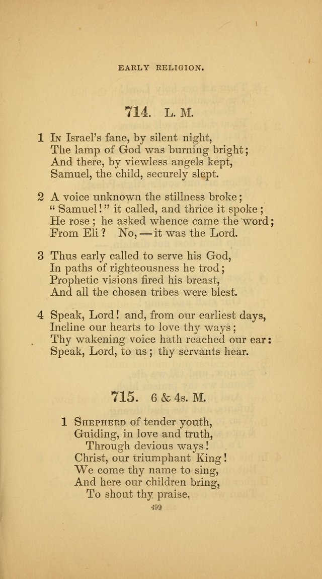 Hymns for the Church of Christ (3rd thousand) page 499