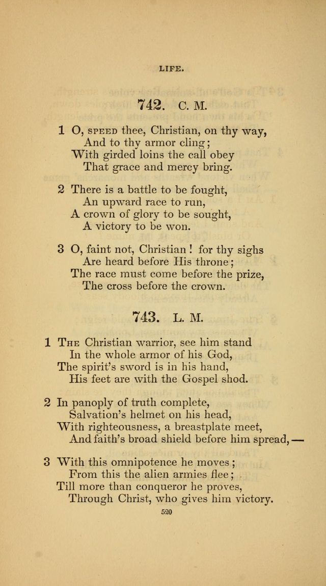 Hymns for the Church of Christ (3rd thousand) page 520