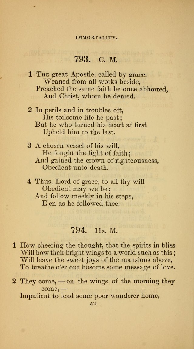 Hymns for the Church of Christ (3rd thousand) page 564