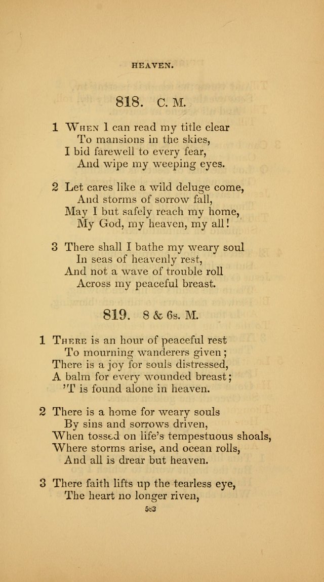 Hymns for the Church of Christ (3rd thousand) page 583