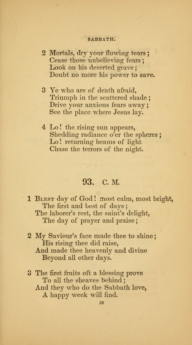 Hymns for the Church of Christ (3rd thousand) page 59