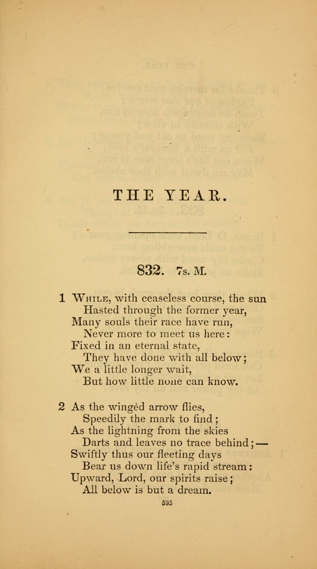 Hymns for the Church of Christ (3rd thousand) page 595