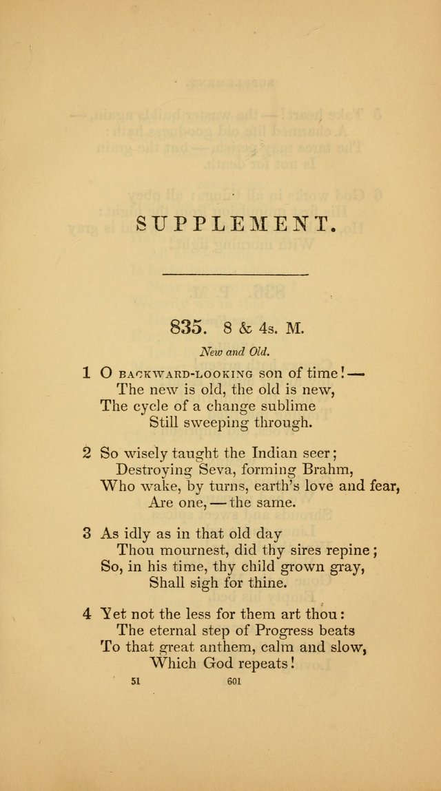 Hymns for the Church of Christ (3rd thousand) page 601