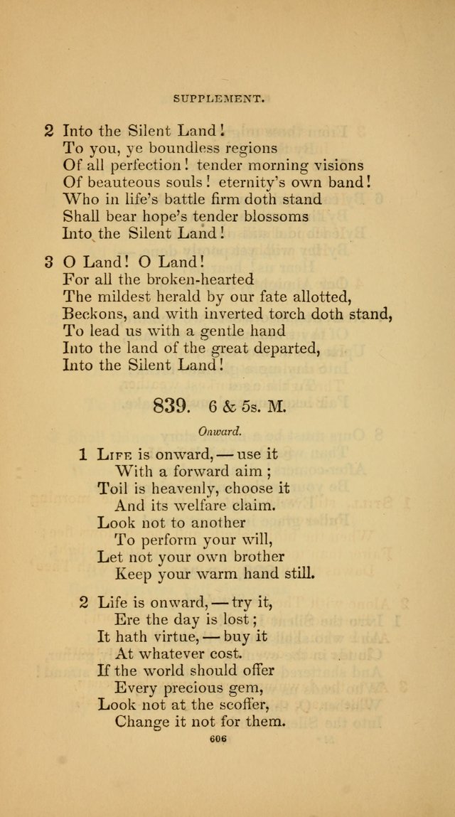 Hymns for the Church of Christ (3rd thousand) page 606