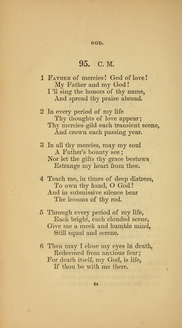 Hymns for the Church of Christ (3rd thousand) page 64