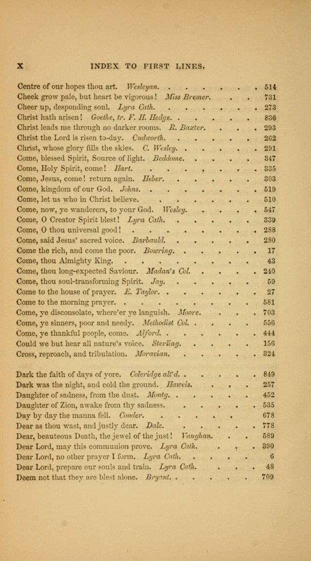 Hymns for the Church of Christ (3rd thousand) page xv