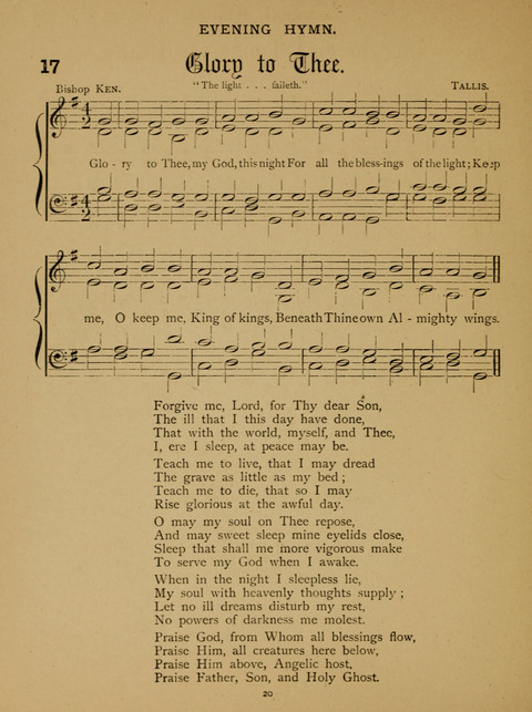 Hymns for Elementary Schools: original and selected page 20