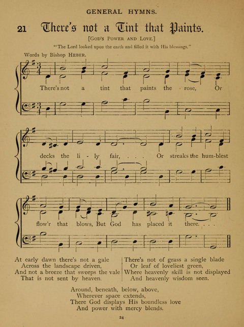 Hymns for Elementary Schools: original and selected page 24