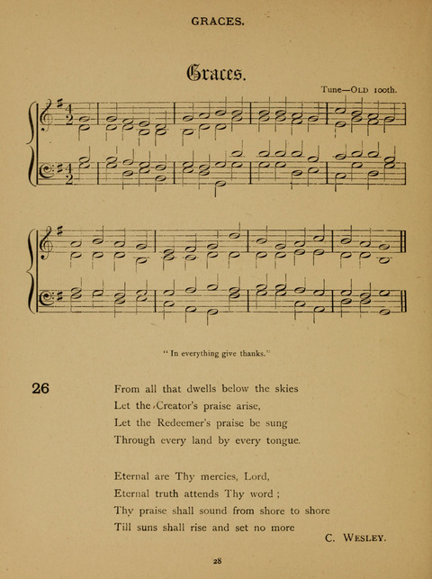 Hymns for Elementary Schools: original and selected page 28