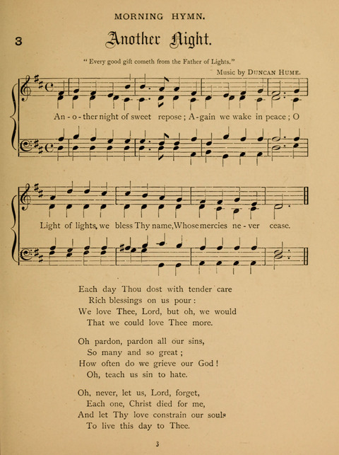 Hymns for Elementary Schools: original and selected page 3