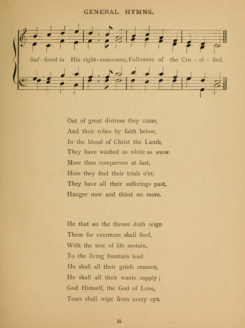 Hymns for Elementary Schools: original and selected page 39