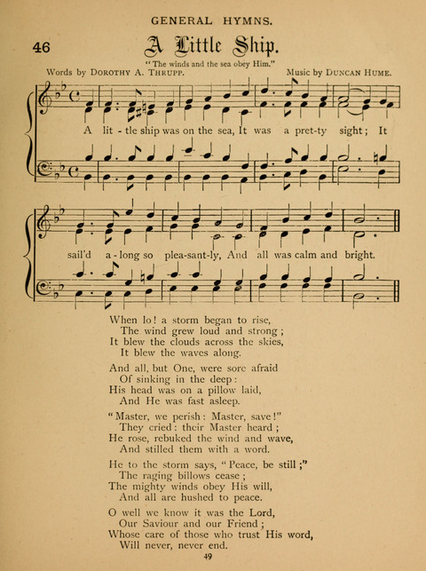 Hymns for Elementary Schools: original and selected page 49