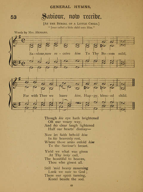 Hymns for Elementary Schools: original and selected page 56