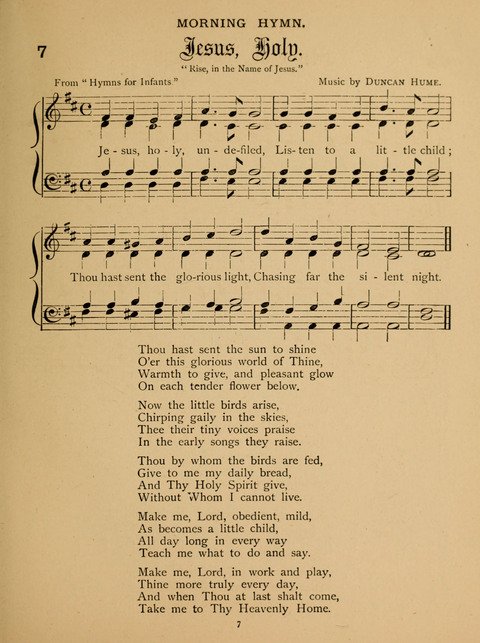 Hymns for Elementary Schools: original and selected page 7