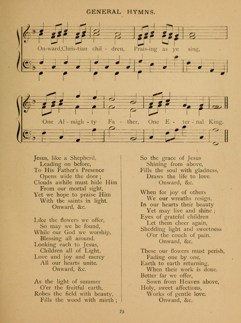 Hymns for Elementary Schools: original and selected page 73