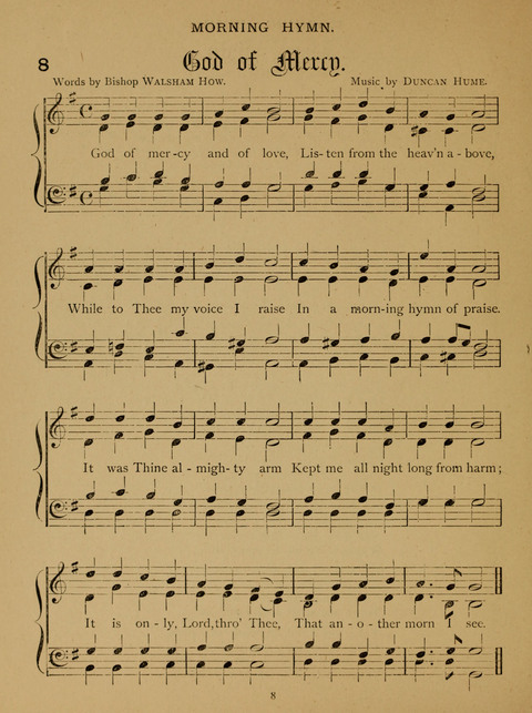 Hymns for Elementary Schools: original and selected page 8