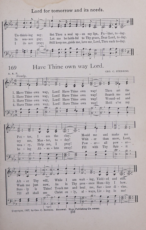 A Hymnal for Joyous Youth: An all-purpose hymnal for church, young peoples