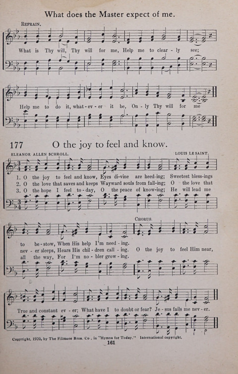 A Hymnal for Joyous Youth: An all-purpose hymnal for church, young peoples