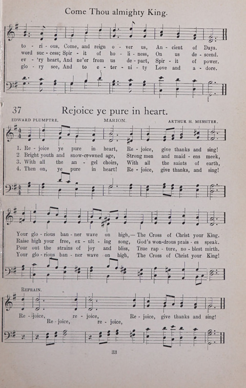 A Hymnal for Joyous Youth: An all-purpose hymnal for church, young peoples