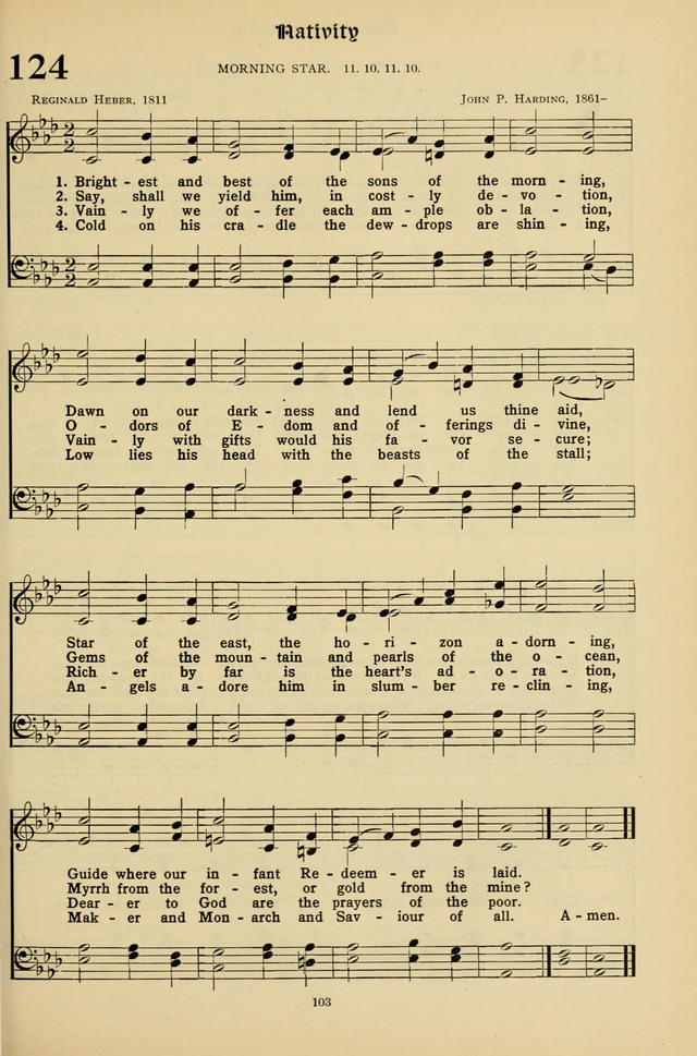 Hymns for the Living Age page 103