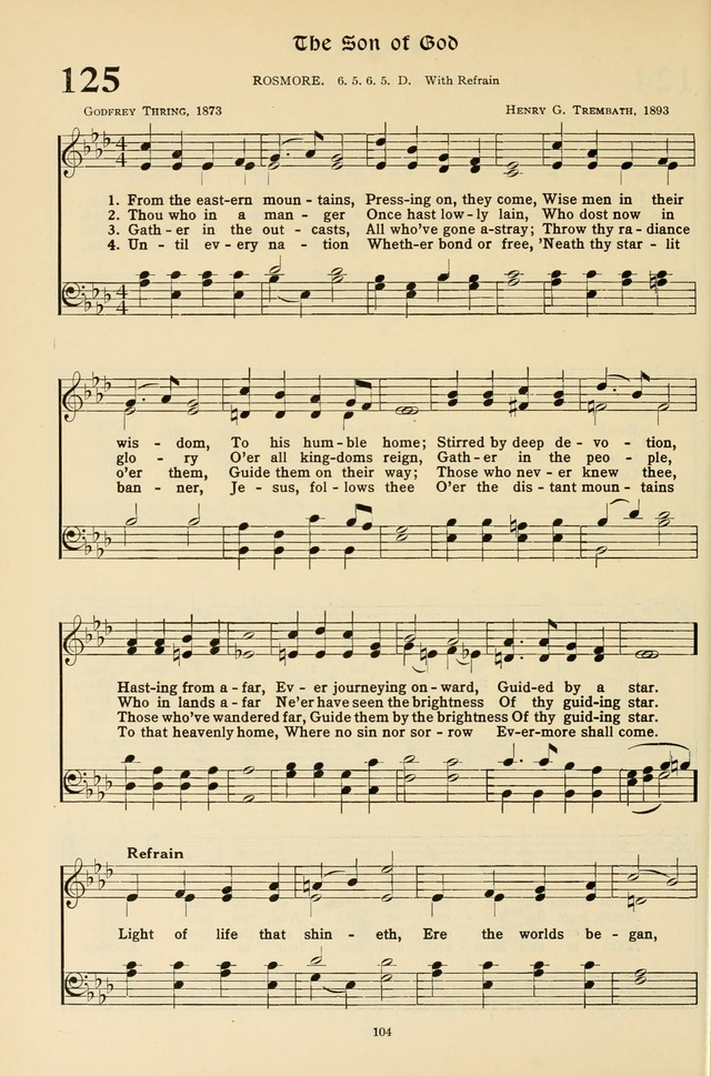 Hymns for the Living Age page 104