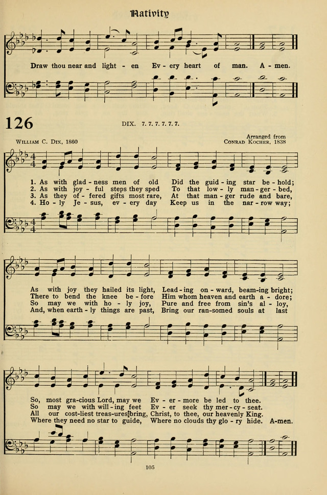 Hymns for the Living Age page 105