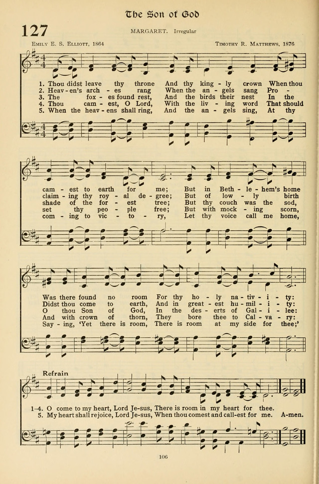 Hymns for the Living Age page 106