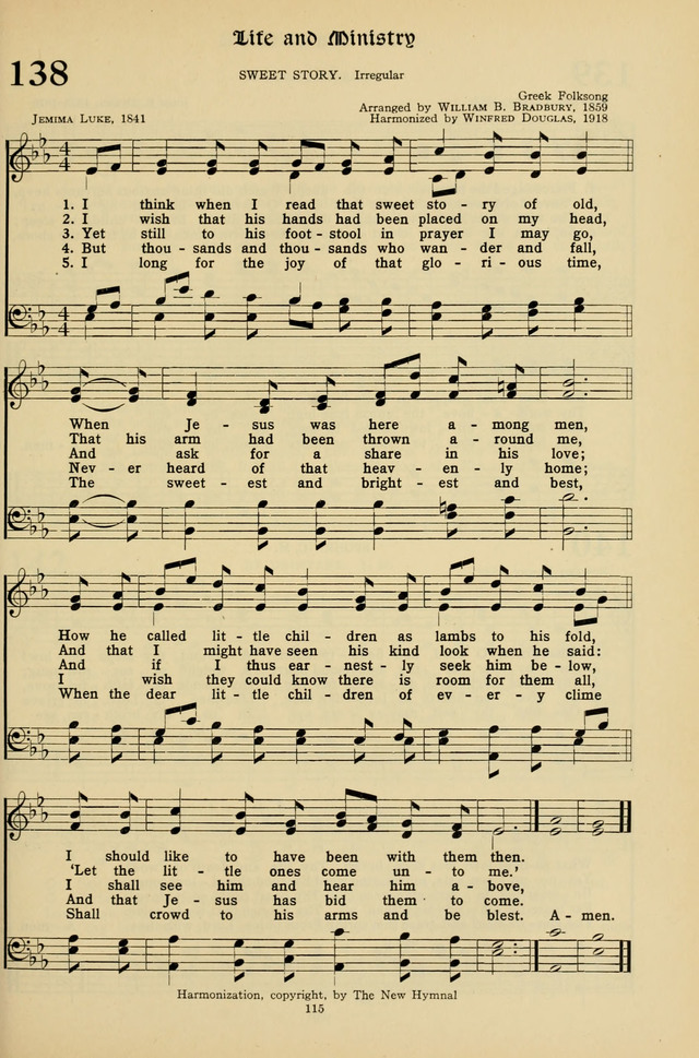 Hymns for the Living Age page 115