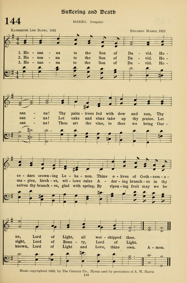 Hymns for the Living Age page 119