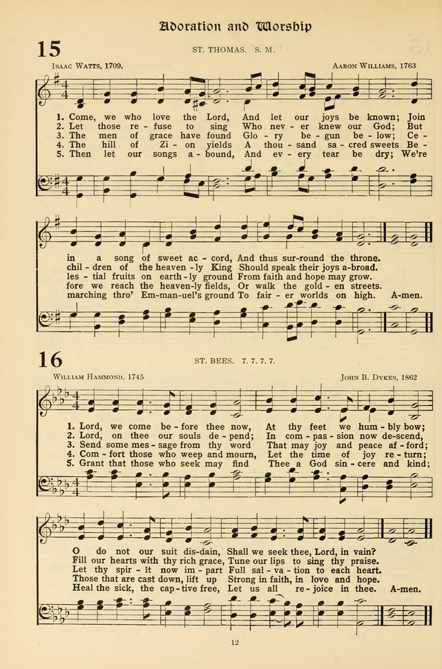 Hymns for the Living Age page 12