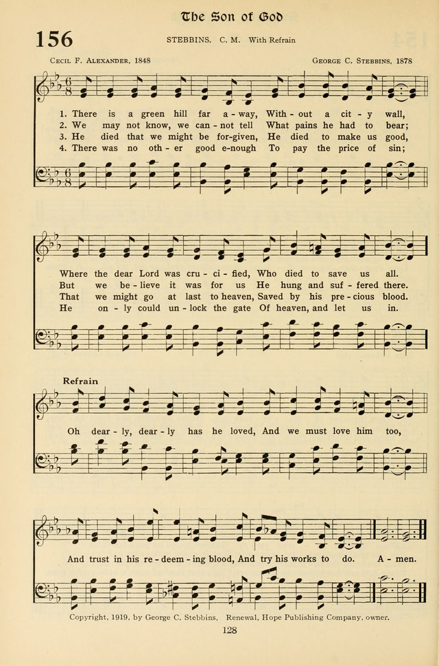 Hymns for the Living Age page 128