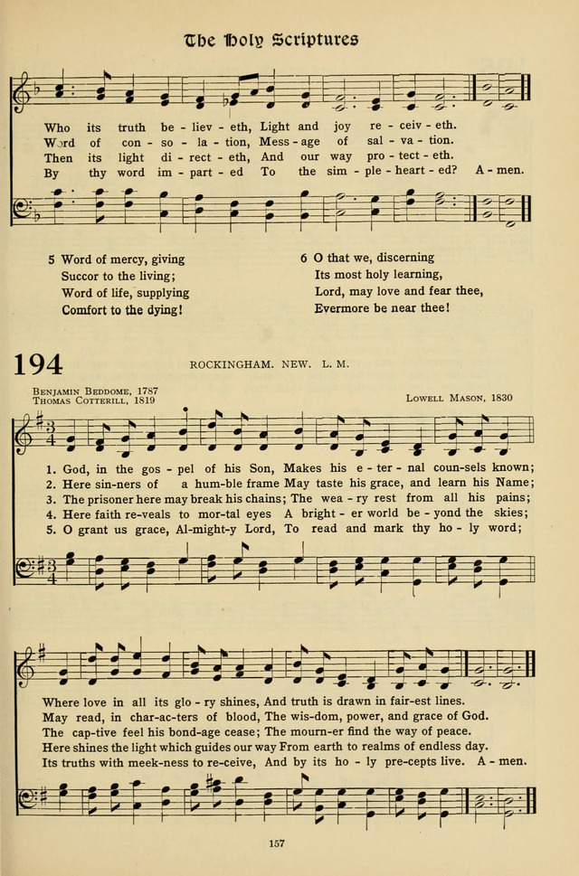 Hymns for the Living Age page 157