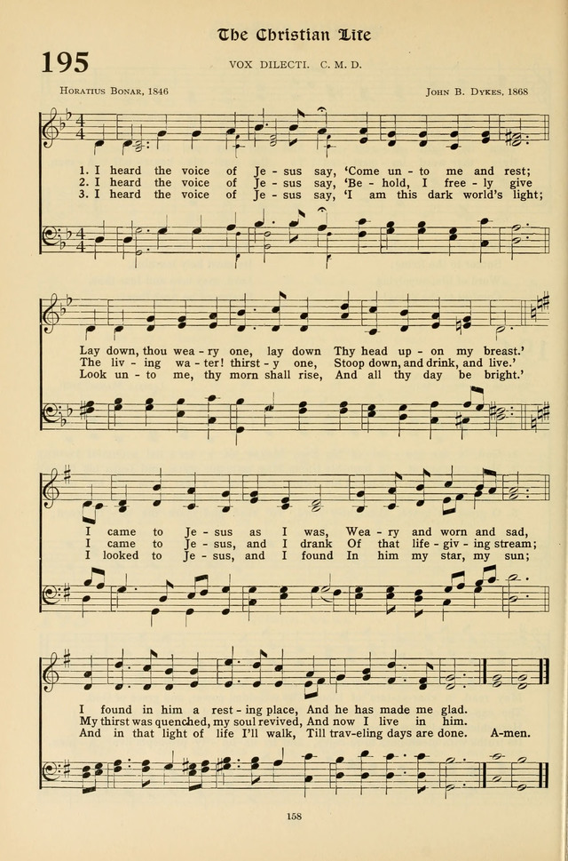 Hymns for the Living Age page 158