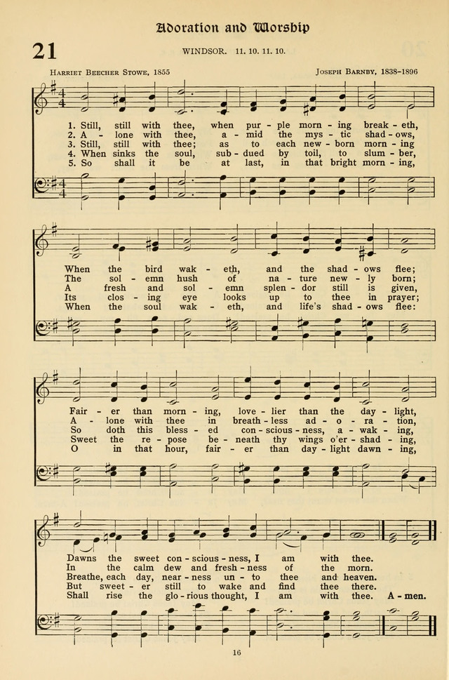 Hymns for the Living Age page 16