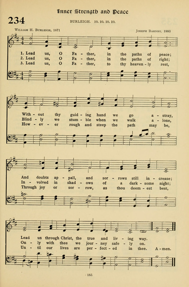 Hymns for the Living Age page 185