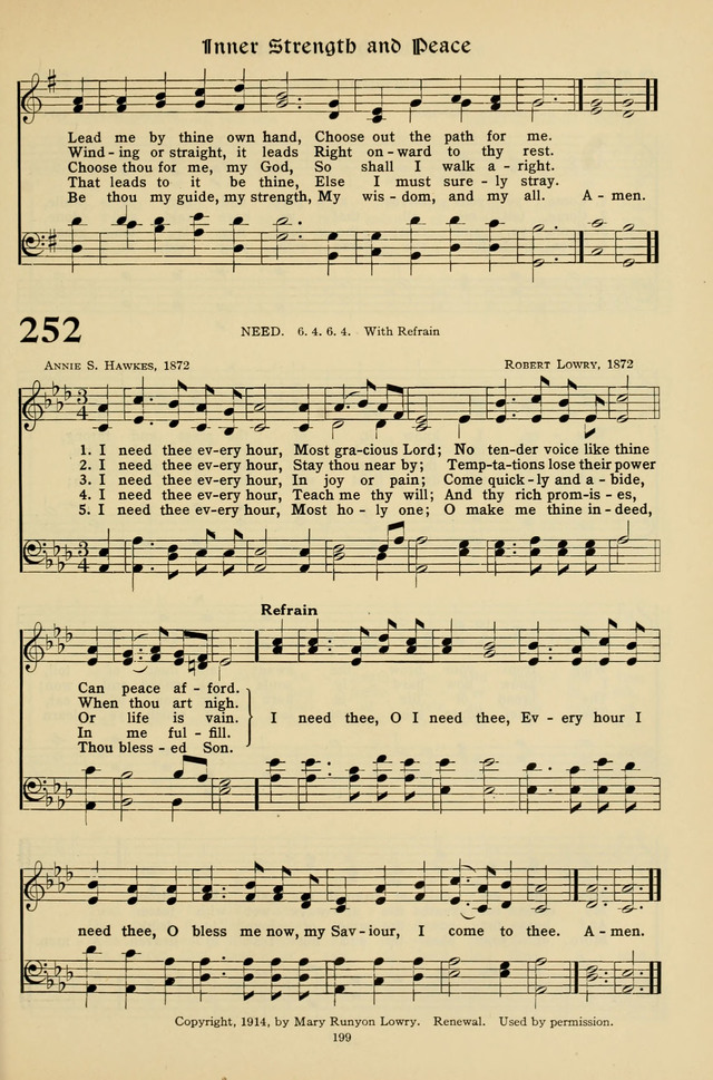 Hymns for the Living Age page 199