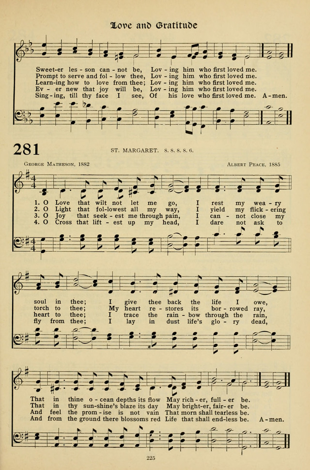 Hymns for the Living Age page 225