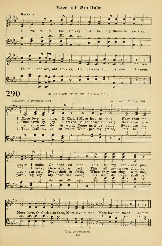 Hymns for the Living Age page 231