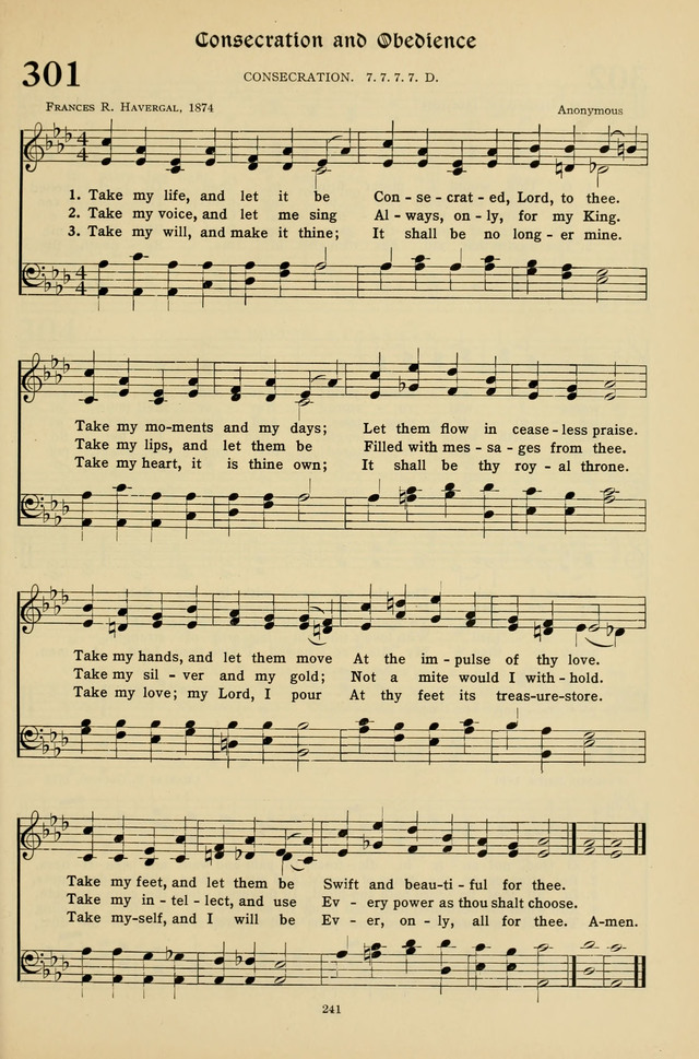 Hymns for the Living Age page 241