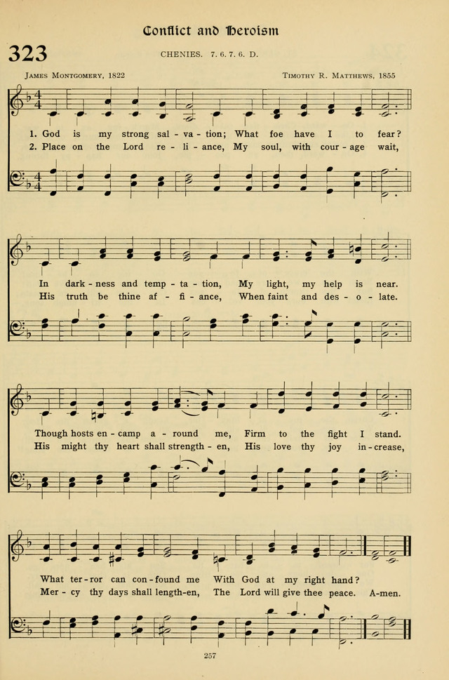 Hymns for the Living Age page 257