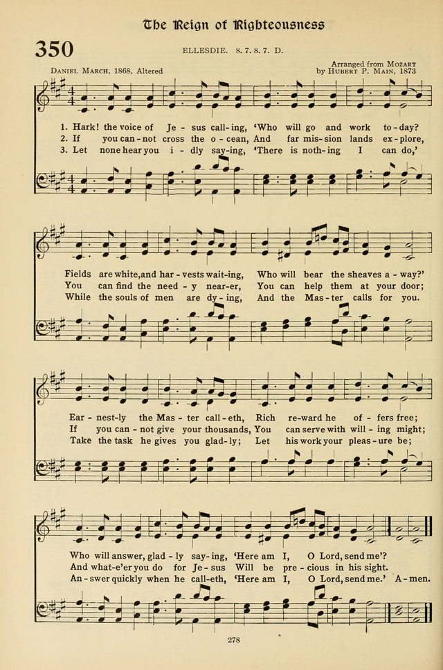 Hymns for the Living Age page 278