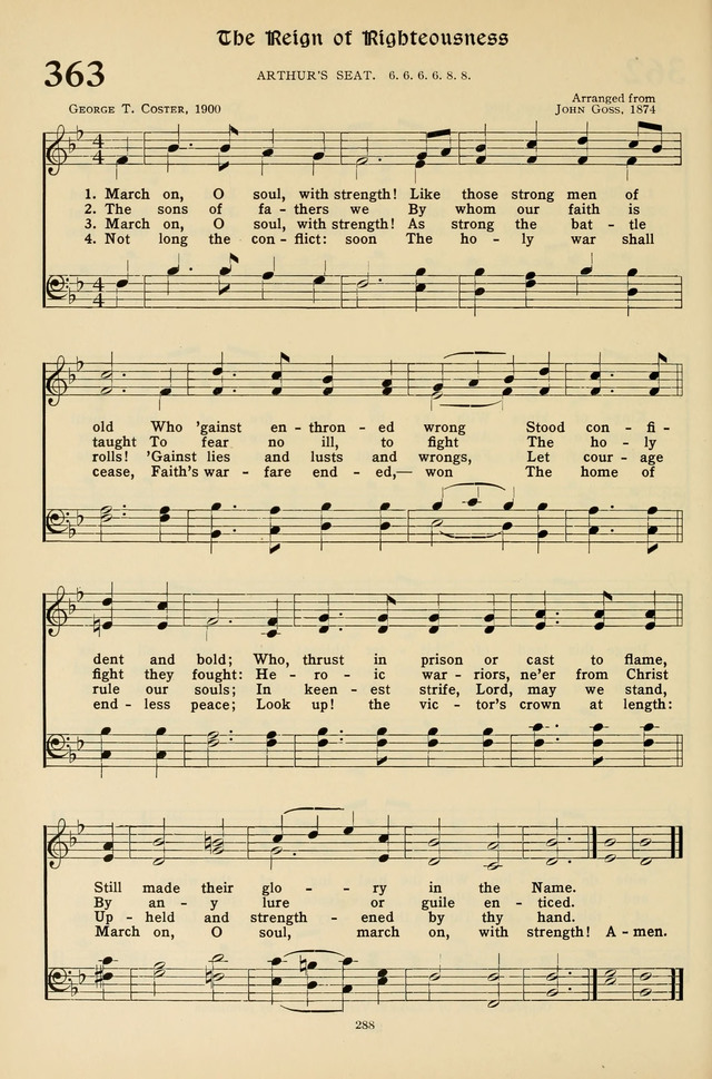 Hymns for the Living Age page 288