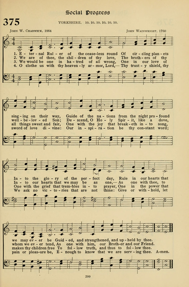 Hymns for the Living Age page 299