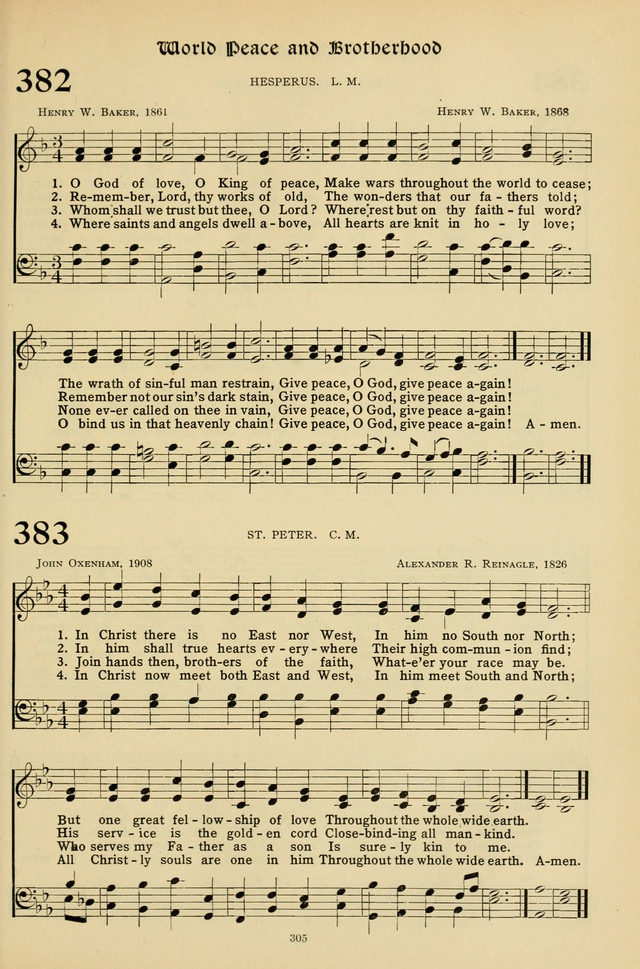 Hymns for the Living Age page 305