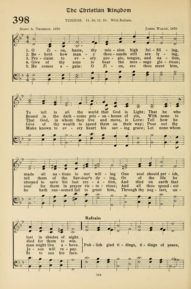 Hymns for the Living Age page 318