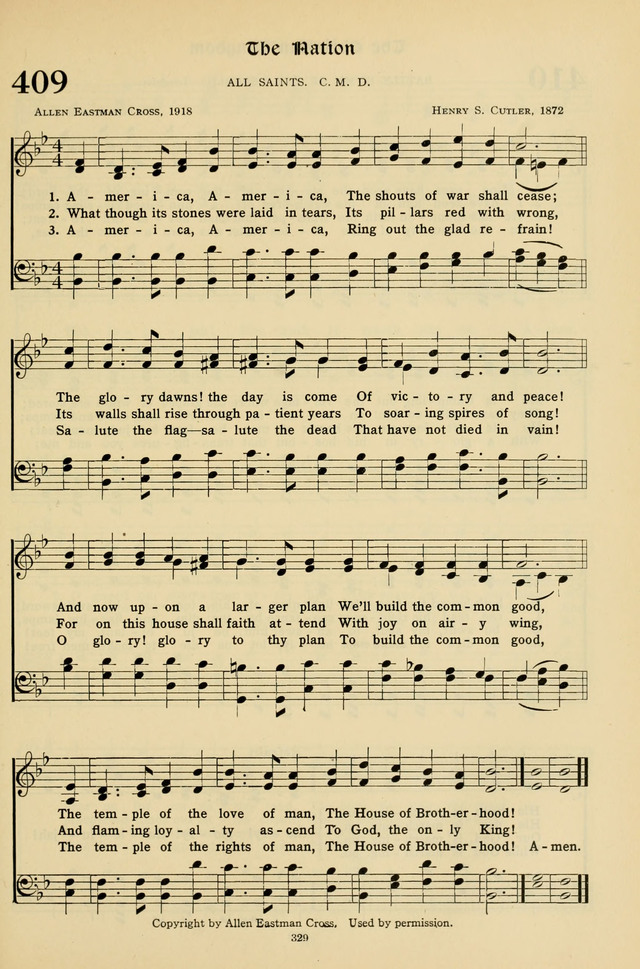 Hymns for the Living Age page 329