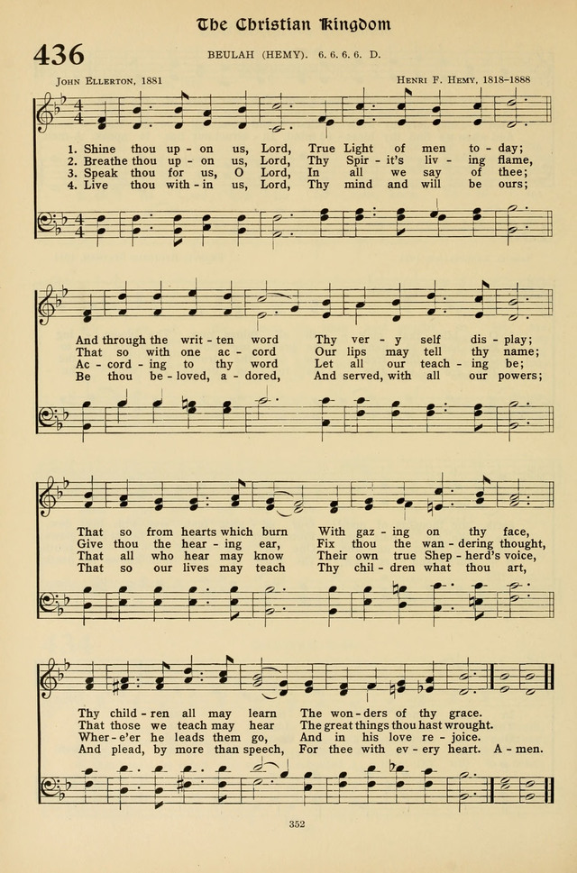 Hymns for the Living Age page 352