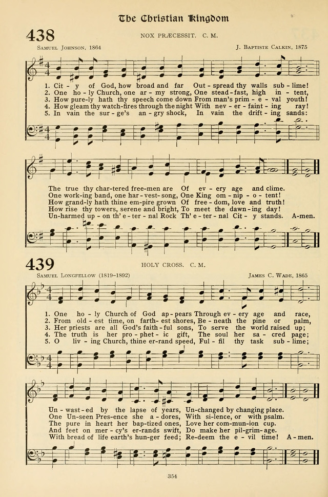 Hymns for the Living Age page 354