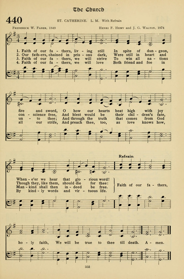 Hymns for the Living Age page 355