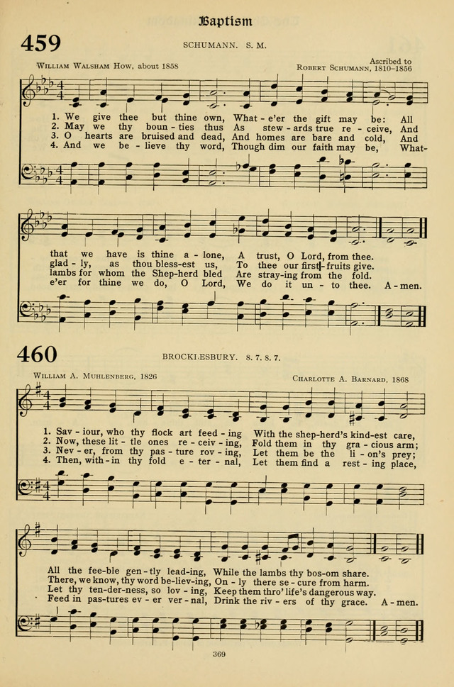 Hymns for the Living Age page 369